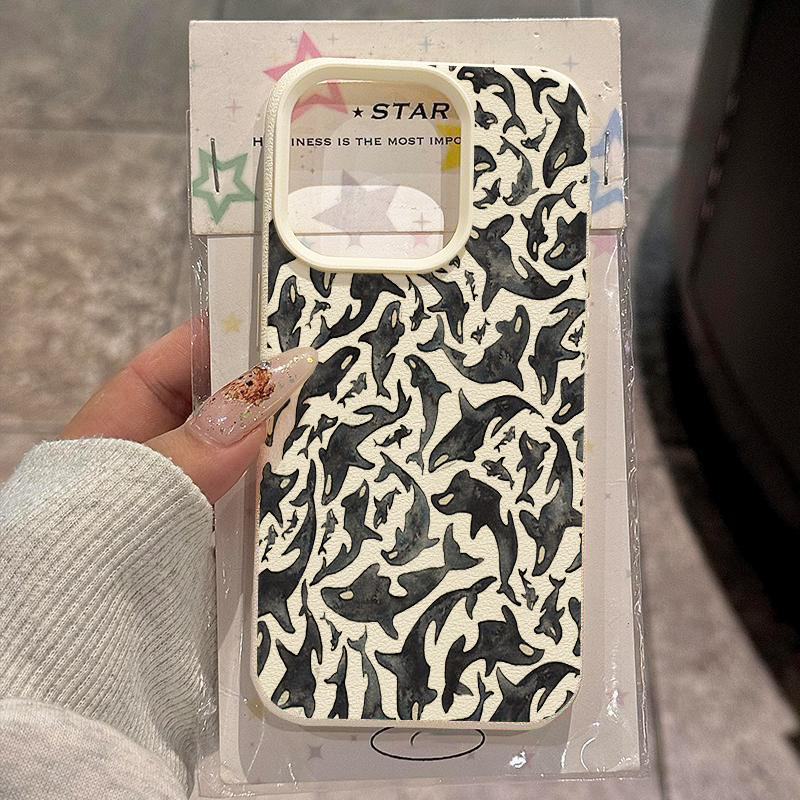 Vintage Floral Pattern Soft Case - Capa de Celular com Textura de