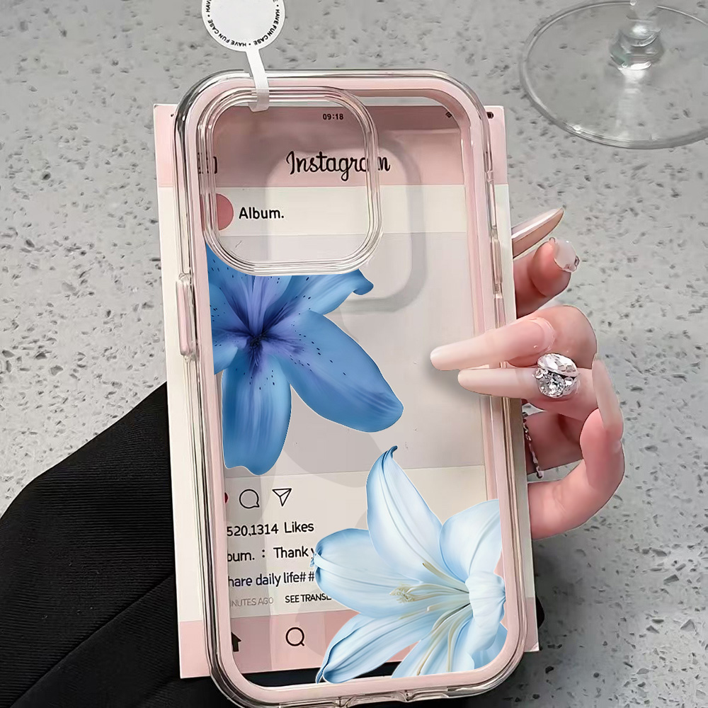 Clear Shockproof Bumper Case - Capa Transparente de Silicone 2 em