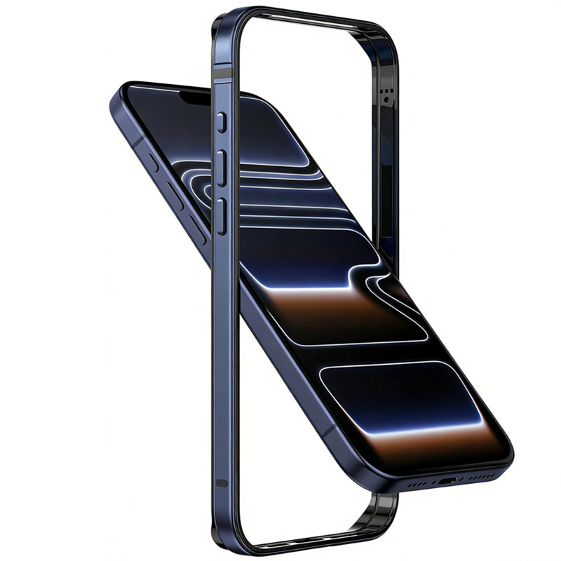 Metal Bumper Aluminum Frame Case - Capa Fina de Alumínio Metálico com