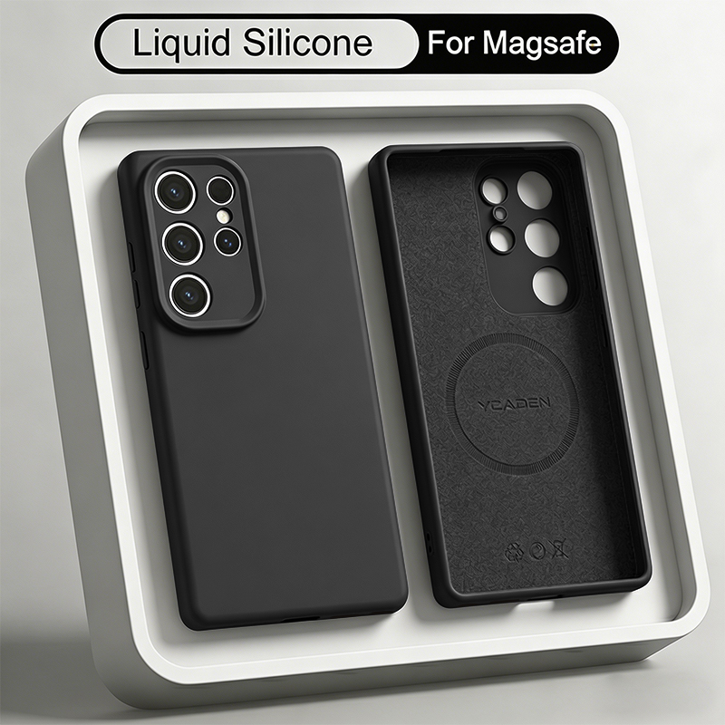 Liquid Silicone Magnetic Phone Case - Capa Magnética de Silicone Líquido Macio