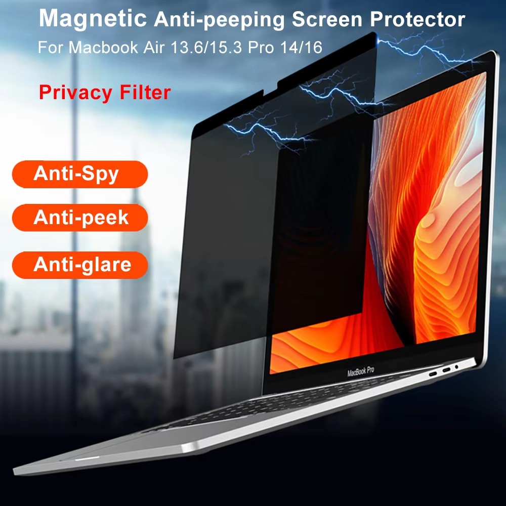 Matte Anti Glare Screen Protector - Protetor de tela de privacidade magnética