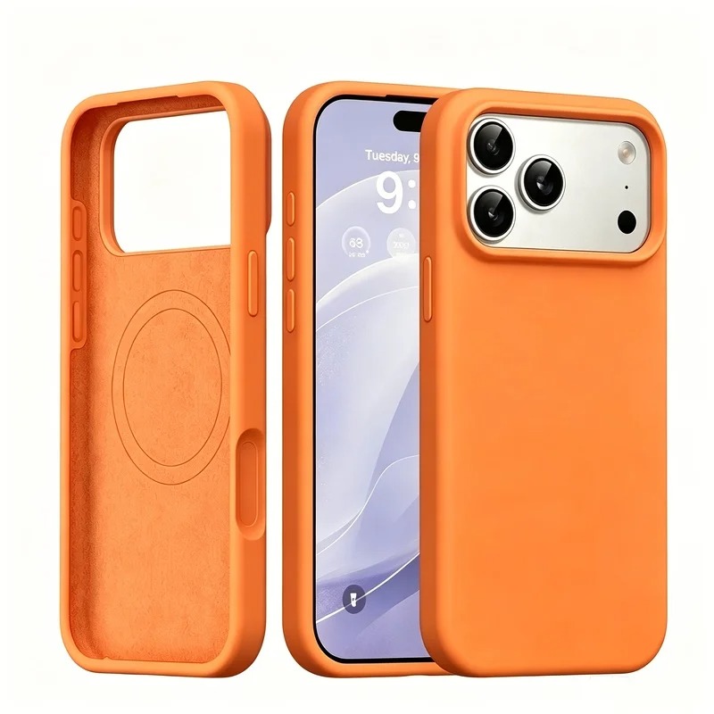 Liquid Silicone Magnetic Phone Case - Capa de silicone líquido magnética para