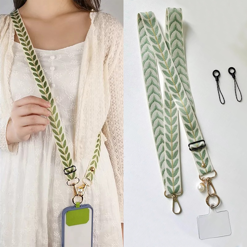 Crossbody Lanyard Neck Strap Case - Correia para Telefone Móvel, Banda para