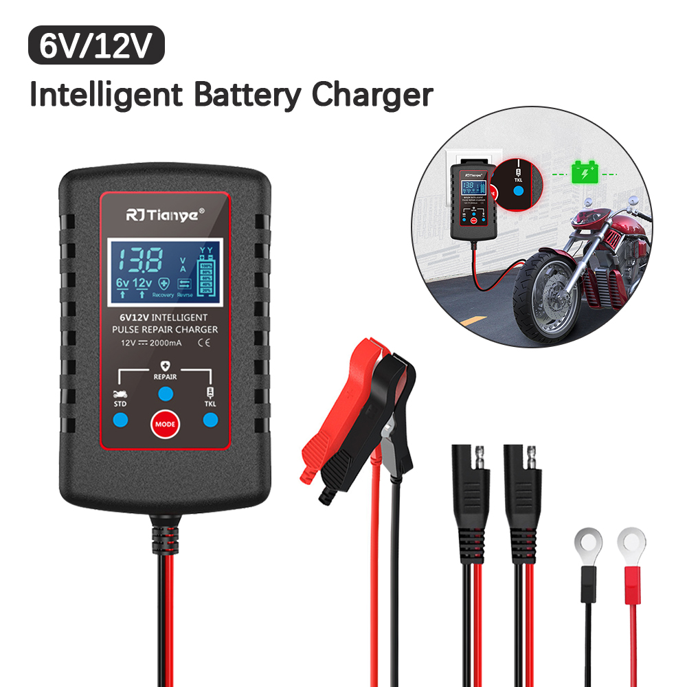 Chargers - Carregador de bateria inteligente para motocicleta