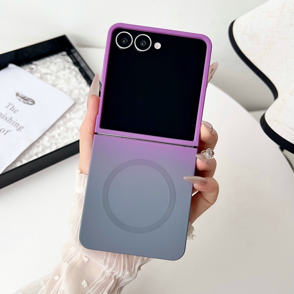 Liquid Silicone Magnetic Phone Case - Capa Magnética Gradiente para Celular Magsafe