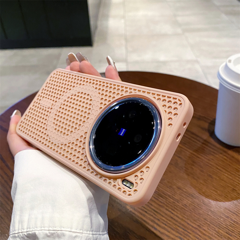 Heat Dissipation Mesh Breathable Case - Capa de luxo com toque agradável,