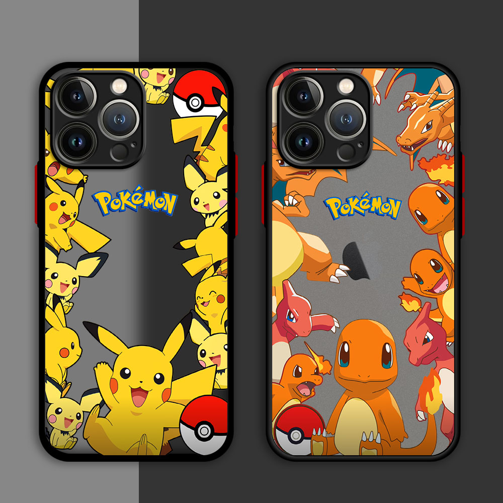 Matte Hard Pc Back Case - Quente anime dos desenhos animados pokemon