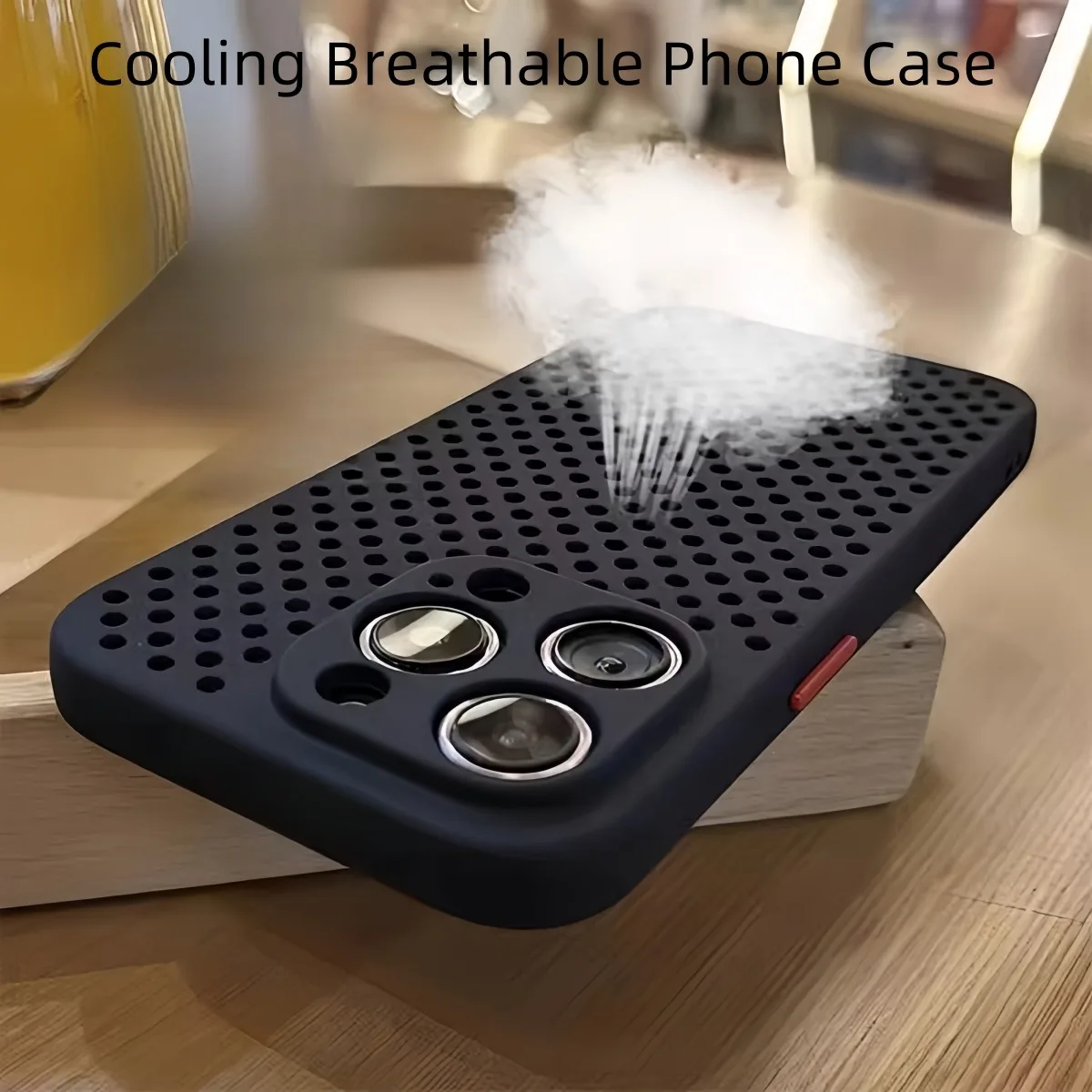 Heat Dissipation Mesh Breathable Case - Caso De Telefone De Refrigeração De