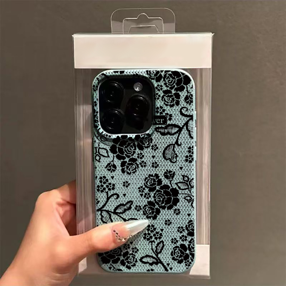 Capa de Telefone Elegante em T - Vintage Floral Pattern Soft Case avaliação e preço
