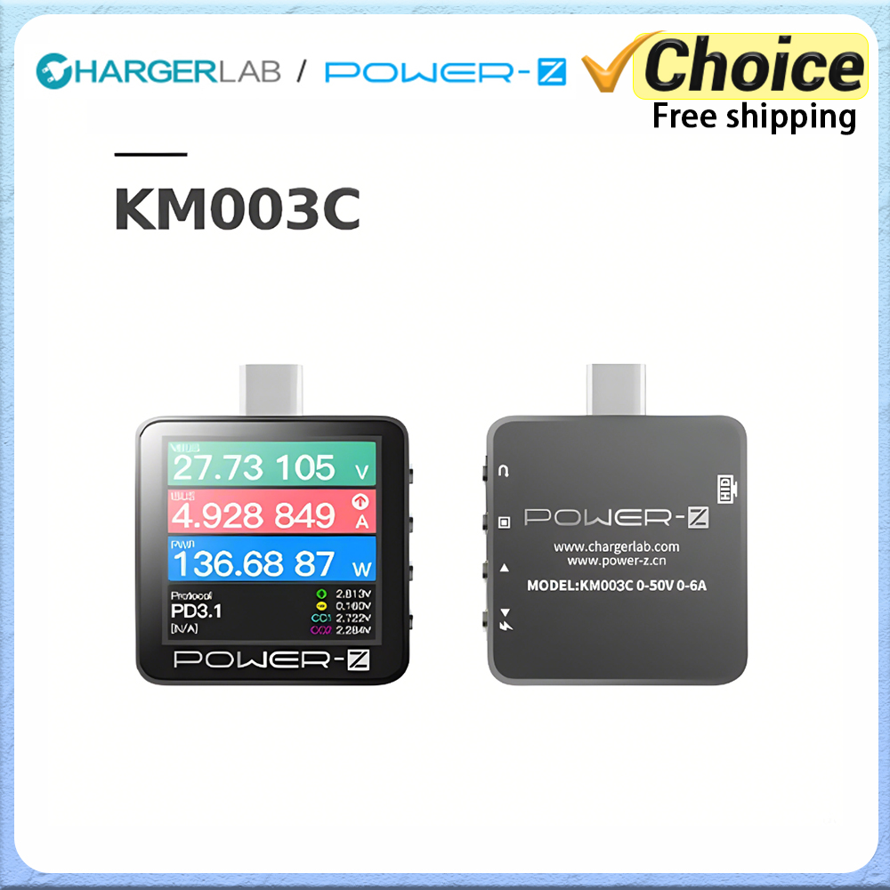 Power-Z KM003C Portátil Tipo-C - Power Banks avaliação e preço