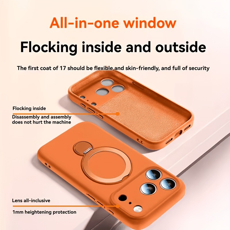 Capa de Silicone Líquido Magné - Liquid Silicone Magnetic Phone Case avaliação e preço