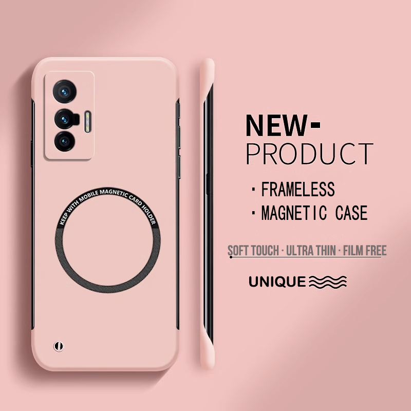 Ultra fino duro pc magnético s - Ultra Thin Frameless Phone Cover avaliação e preço