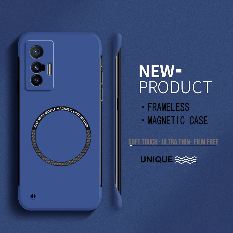 Ultra fino duro pc magnético s - Ultra Thin Frameless Phone Cover avaliação e preço