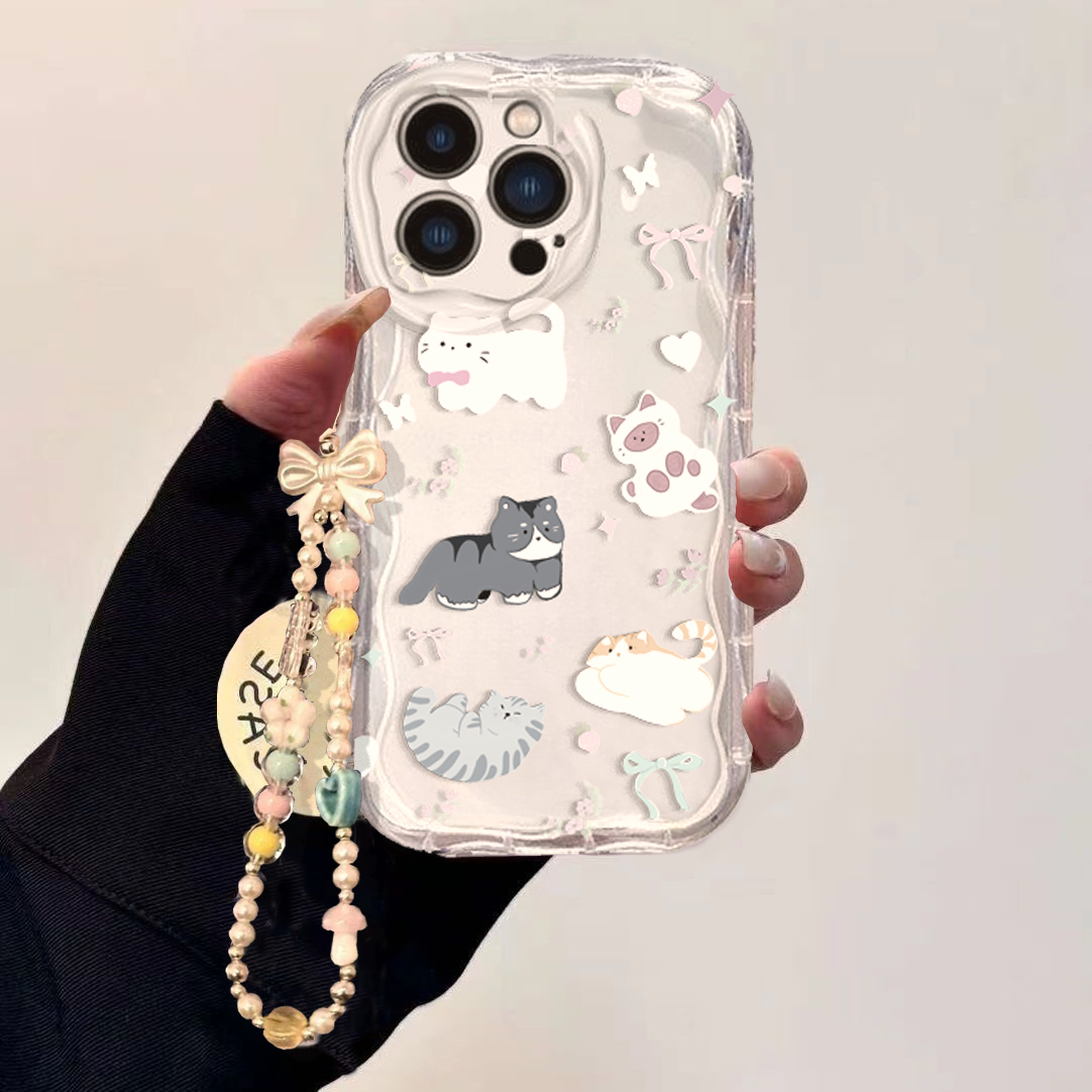 Capa de corrente de pulso com  - Cute Cartoon Wrist Strap Silicone Case avaliação e preço