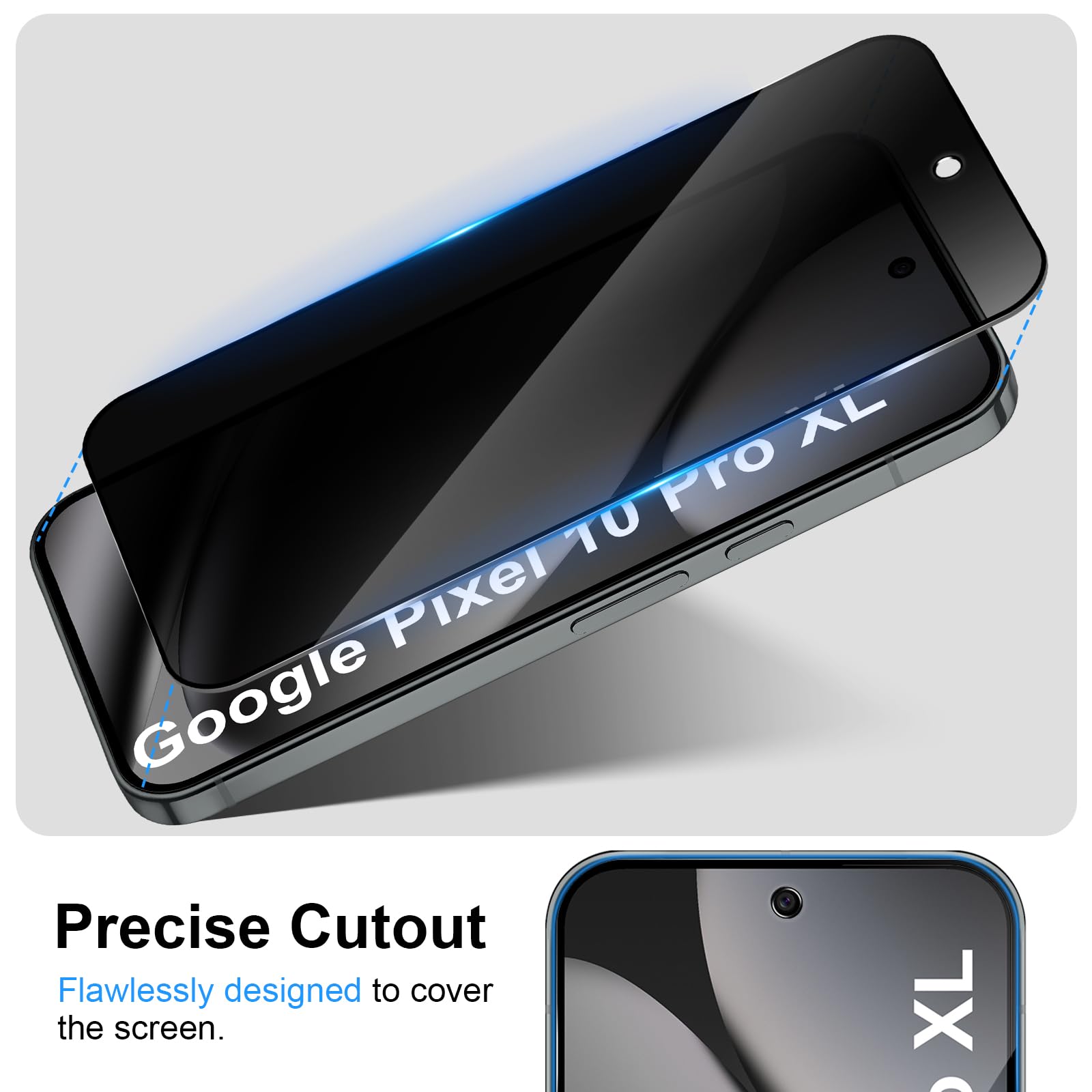 Protetor de tela anti-espião p - Anti Spy Privacy Glass Case avaliação e preço