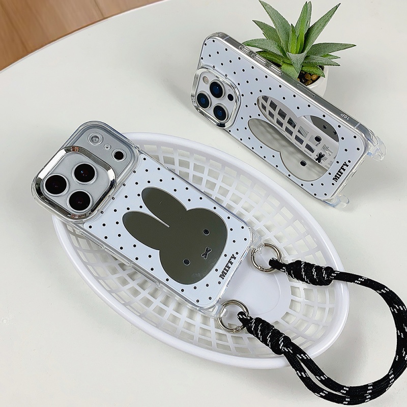 Capa de Celular Luxuosa com Es - Cute Cartoon Wrist Strap Silicone Case avaliação e preço