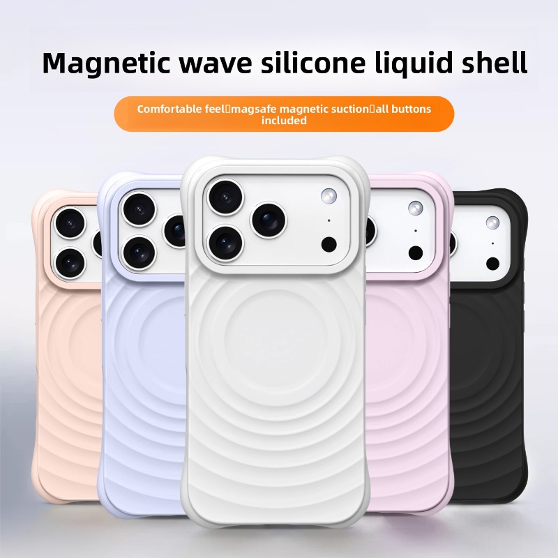 Nova Capa Oficial de Silicone  - Liquid Silicone Magnetic Phone Case avaliação e preço