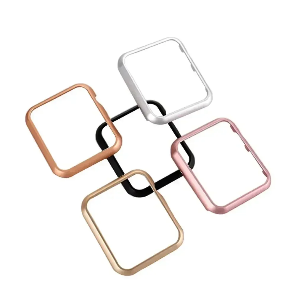 Para iwatch se série 10 9 8 7  - Metal Bumper Aluminum Frame Case avaliação e preço