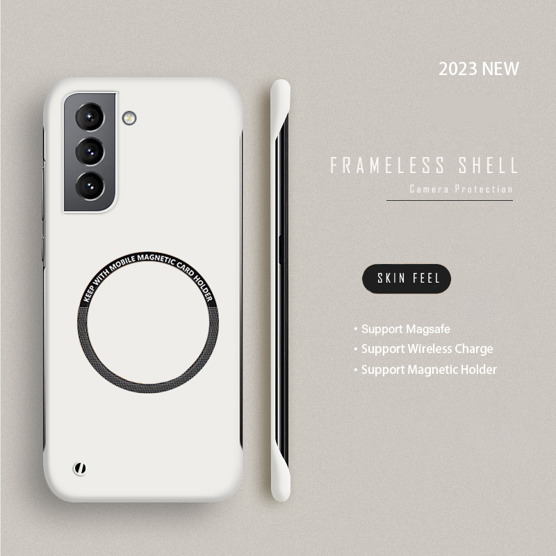 Capa de telefone magnética sem - Ultra Thin Frameless Phone Cover avaliação e preço