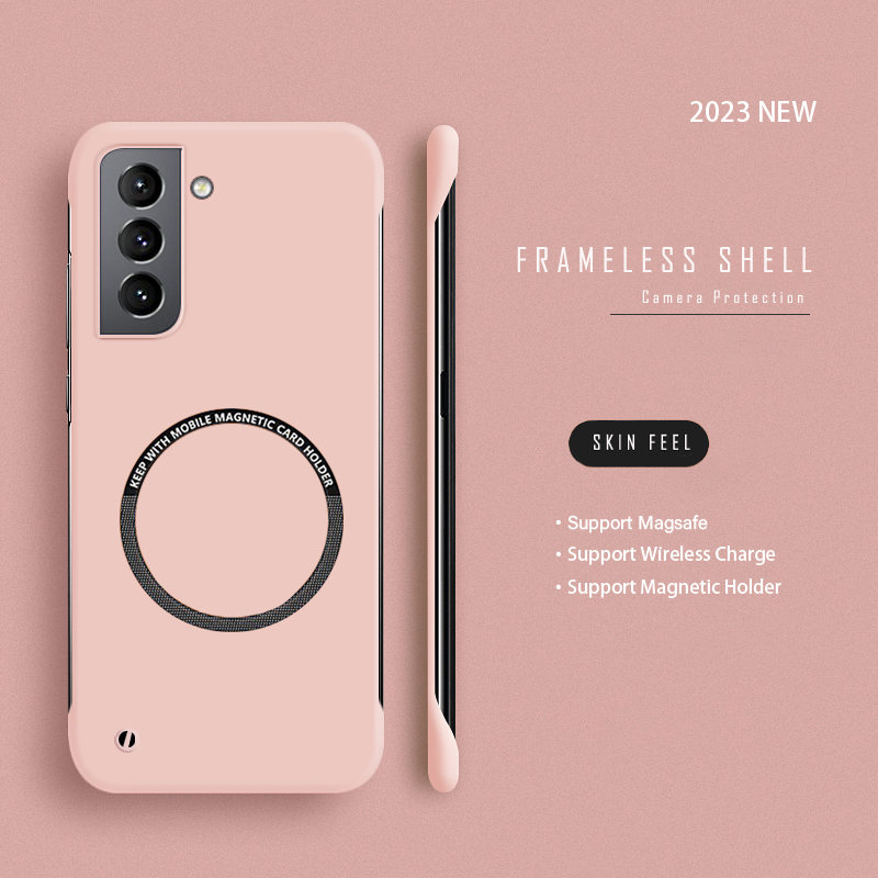 Capa de telefone magnética sem - Ultra Thin Frameless Phone Cover avaliação e preço