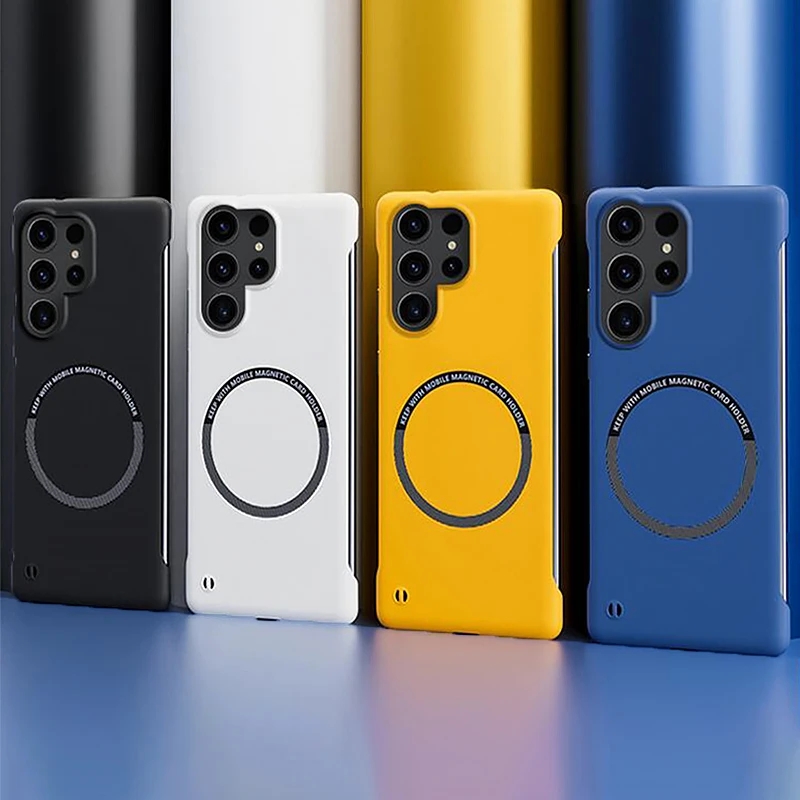 Capa de telefone magnética sem - Ultra Thin Frameless Phone Cover avaliação e preço