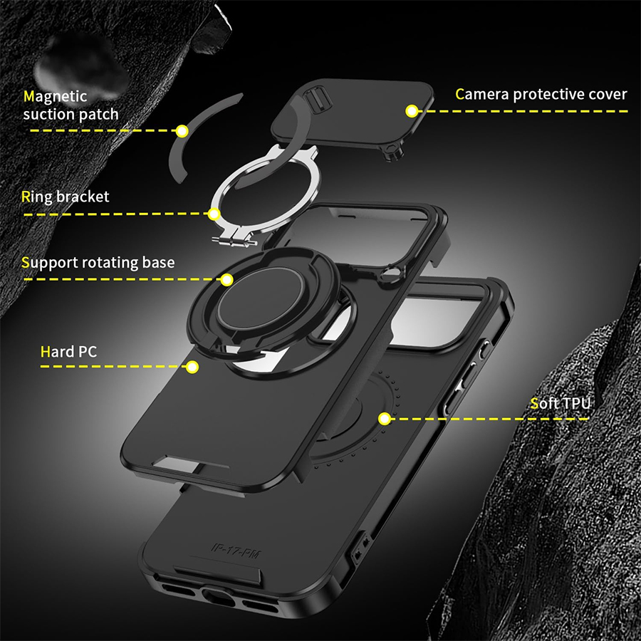 Capa de Telefone Magnética Res - Heavy Duty 360 Full Body Protective Case avaliação e preço