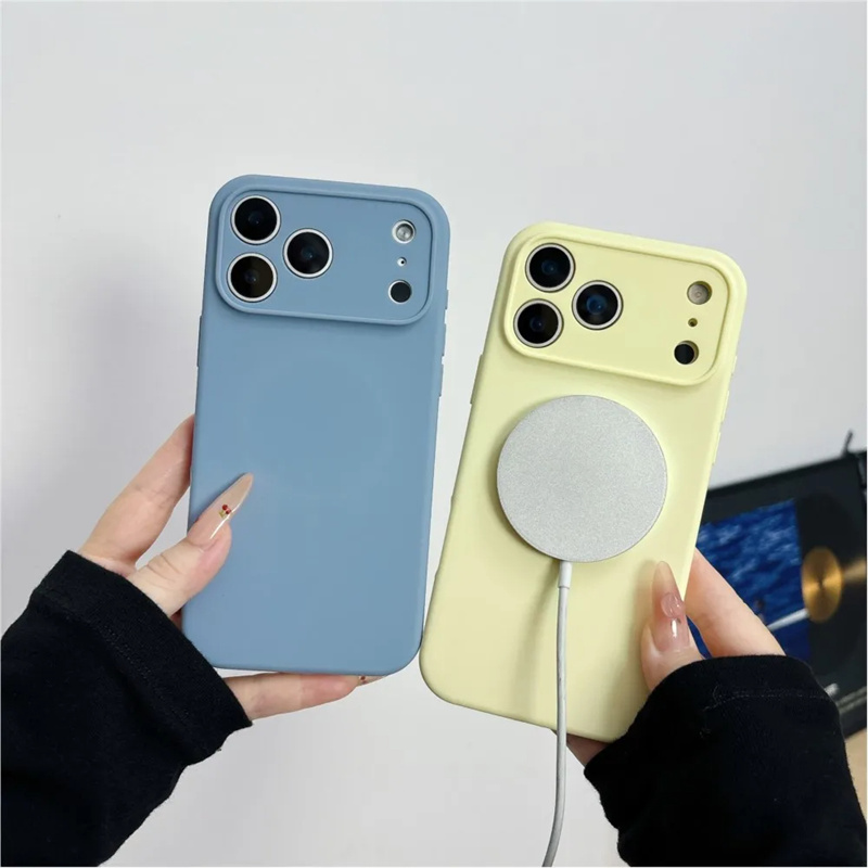 Capa Magnética de Silicone Líq - Liquid Silicone Magnetic Phone Case avaliação e preço