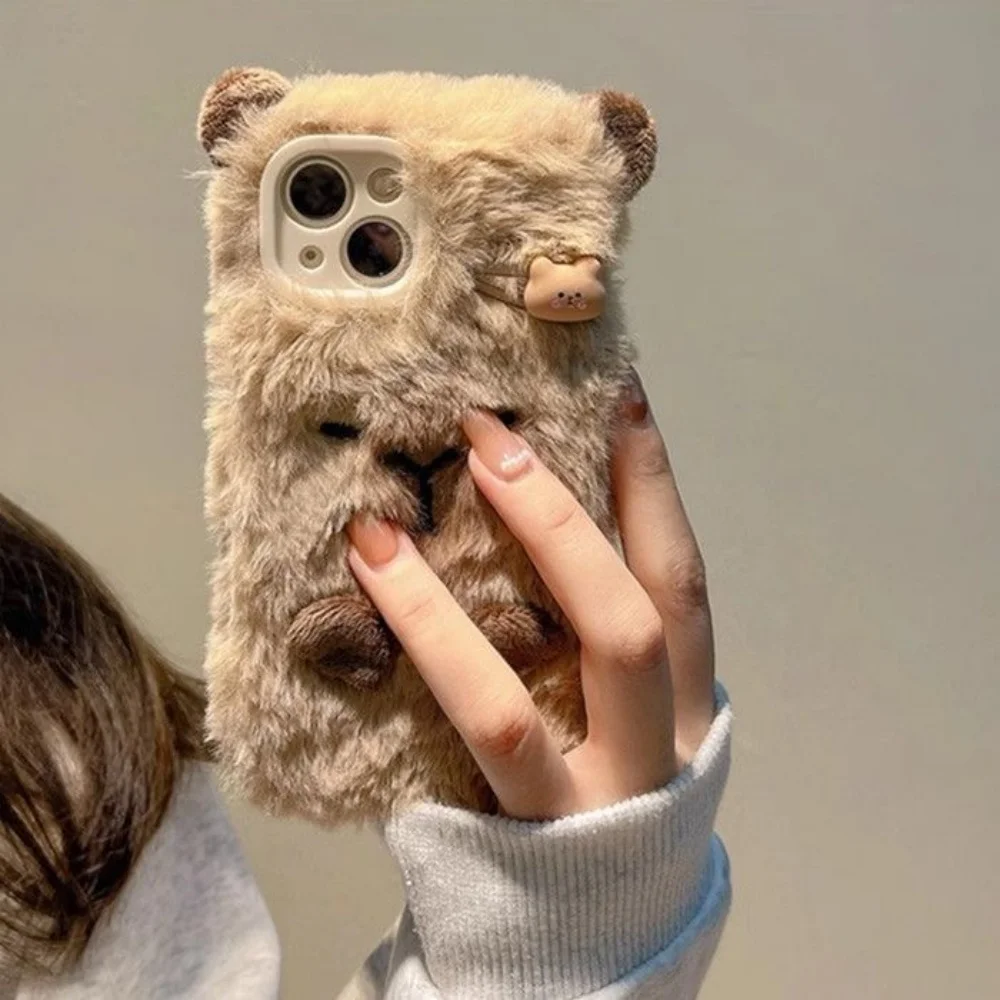 Luxo capivara pele macia caso  - Phone Cases avaliação e preço