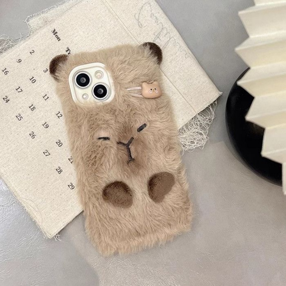 Luxo capivara pele macia caso  - Phone Cases avaliação e preço