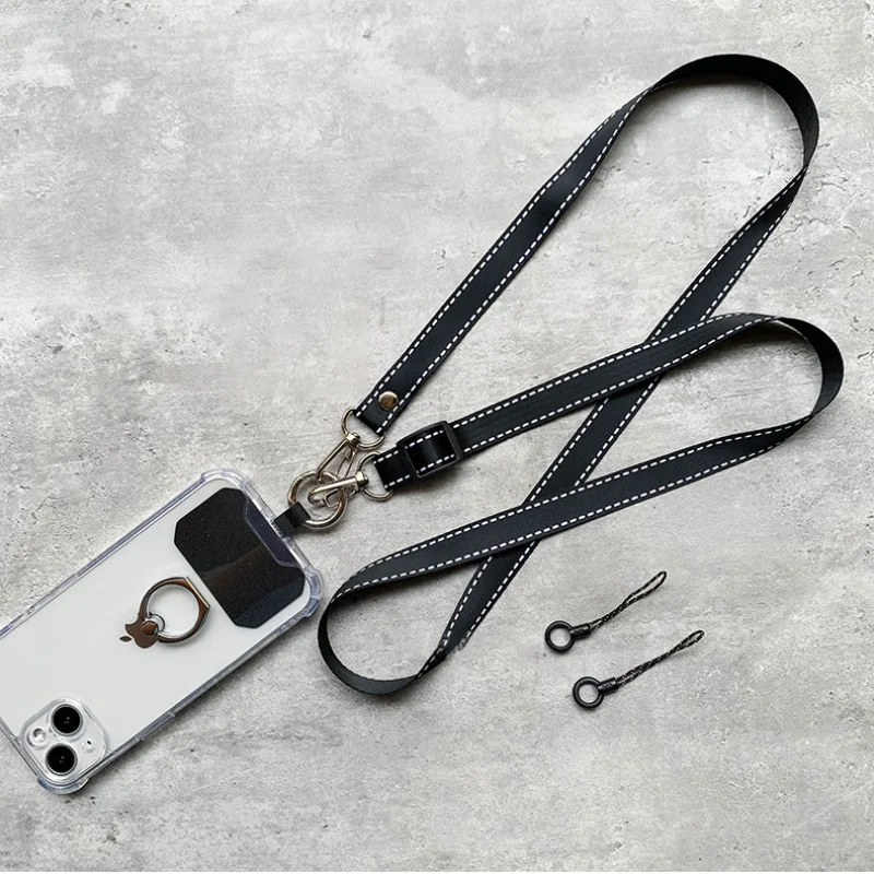 Cordão de telefone celular cro - Crossbody Lanyard Neck Strap Case avaliação e preço