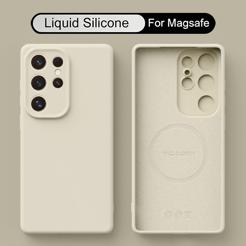 Capa Magnética de Silicone Líq - Liquid Silicone Magnetic Phone Case avaliação e preço