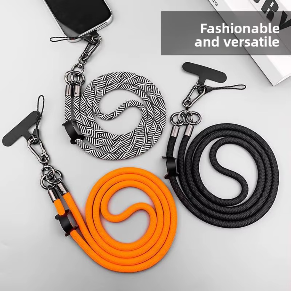 Universal negrito longo destac - Crossbody Lanyard Neck Strap Case avaliação e preço