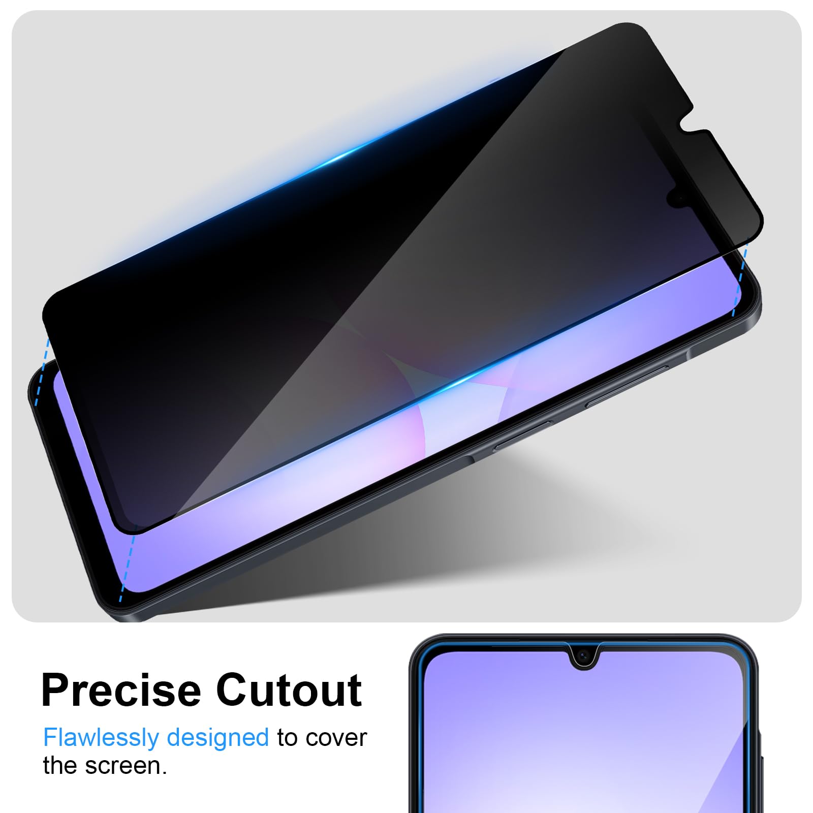 Protetor de tela anti-espião p - Anti Spy Privacy Glass Case avaliação e preço