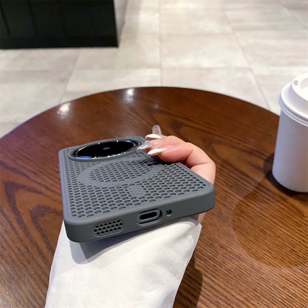 Capa de luxo com toque agradáv - Heat Dissipation Mesh Breathable Case avaliação e preço