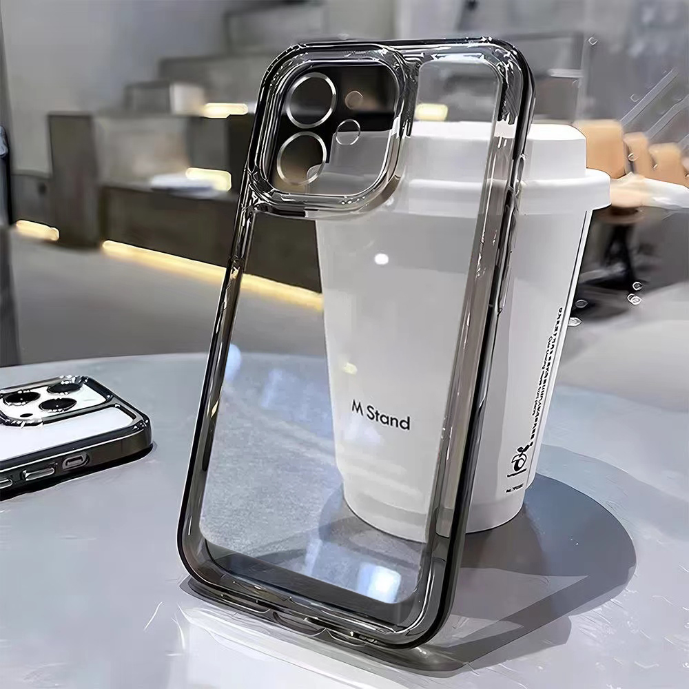 Capa de Luxo para iPhone 15 8  - Clear Shockproof Bumper Case avaliação e preço
