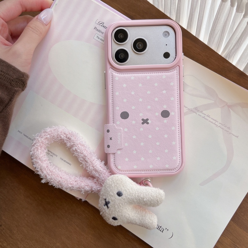 Capa de Telefone de Couro Anti - Cute Cartoon Wrist Strap Silicone Case avaliação e preço