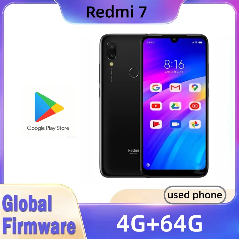 Celular Xiaomi Redmi 7 com Cap - Phone Cases avaliação e preço