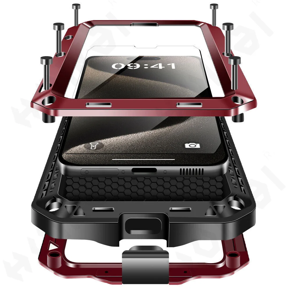 Capa para iphone 17 16 15 14 1 - Heavy Duty 360 Full Body Protective Case avaliação e preço
