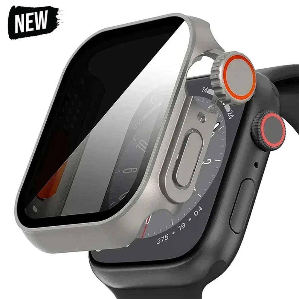 Capa para apple watch apple wa - Anti Spy Privacy Glass Case avaliação e preço