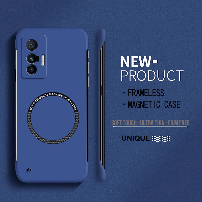 Ultra fino duro pc magnético s - Ultra Thin Frameless Phone Cover avaliação e preço
