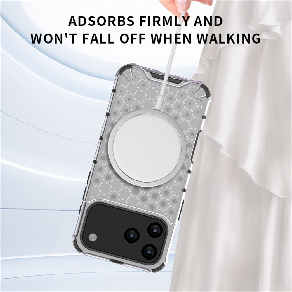 Luxo claro favo de mel armadur - Clear Shockproof Bumper Case avaliação e preço