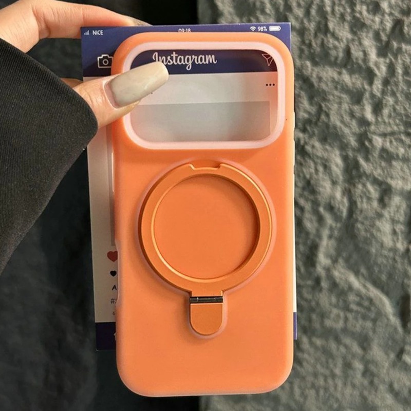 Capa de Silicone Líquido Cor D - Liquid Silicone Magnetic Phone Case avaliação e preço