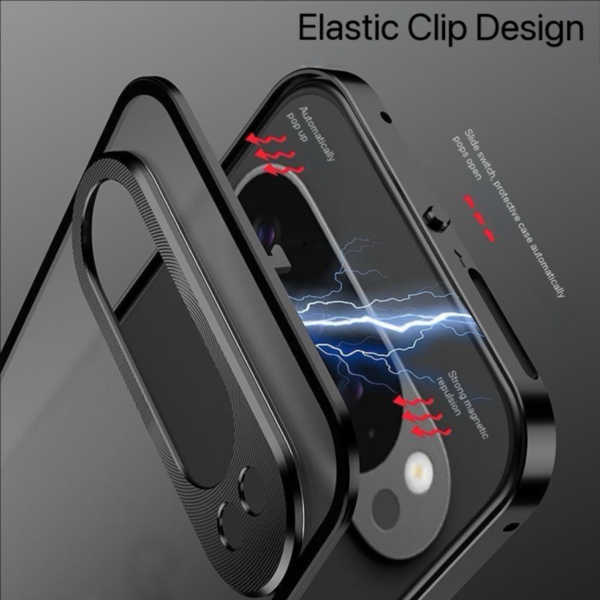 Capa Traseira Magnética 2 em 1 - Metal Bumper Aluminum Frame Case avaliação e preço