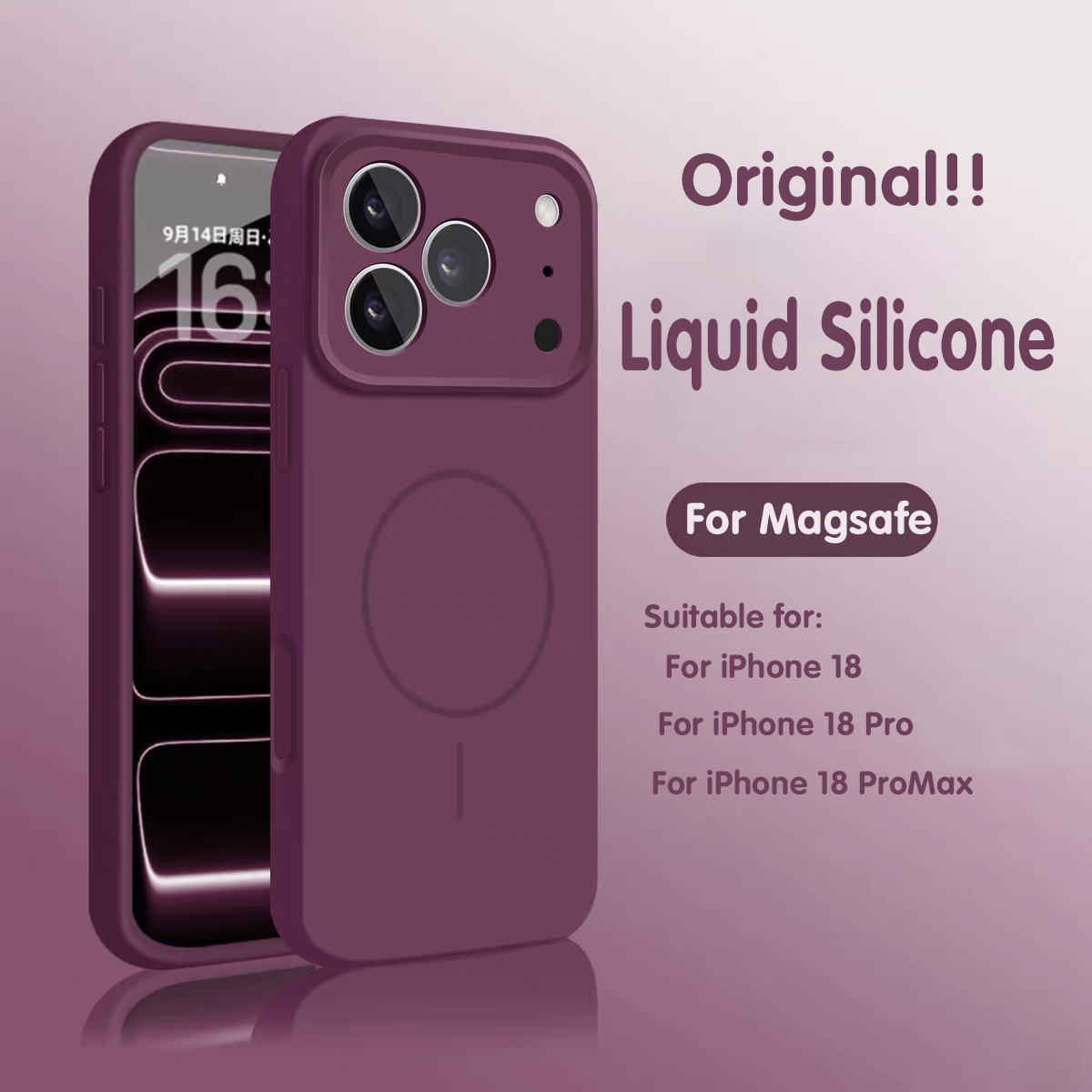 Capa Magnética de Silicone Líq - Liquid Silicone Magnetic Phone Case avaliação e preço