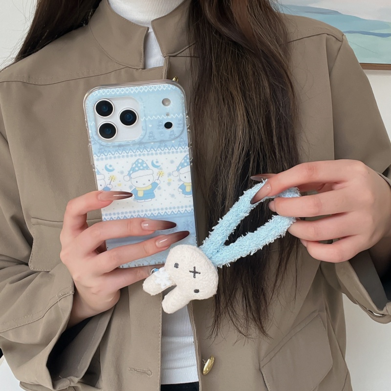 Capa de celular Miffy com esta - Cute Cartoon Wrist Strap Silicone Case avaliação e preço