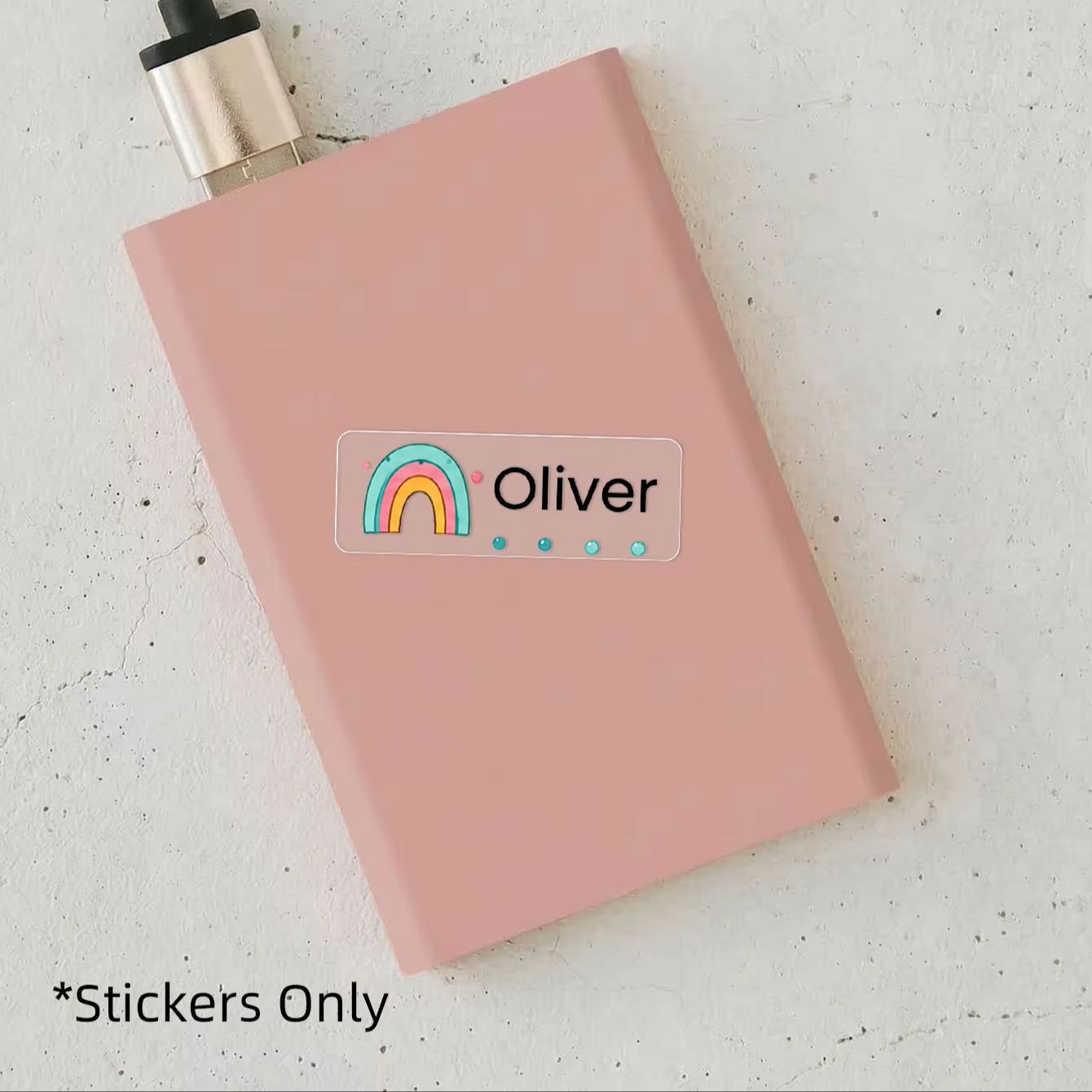 1-360PCS Adesivos Personalizad - Power Banks avaliação e preço
