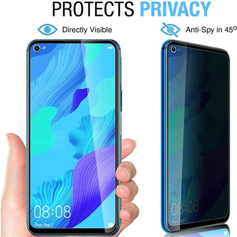 Protetor de tela de vidro temp - Anti Spy Privacy Glass Case avaliação e preço