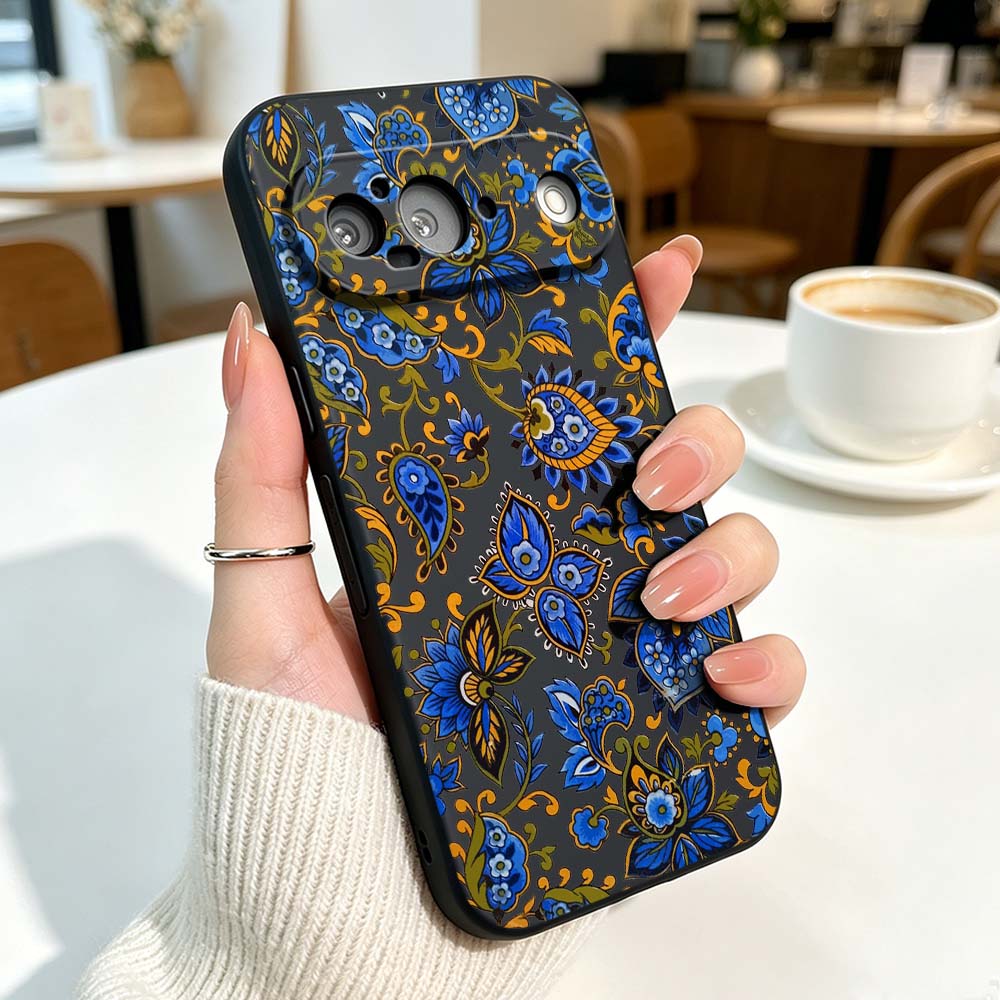 Capa de Silicone com Design Vi - Vintage Floral Pattern Soft Case avaliação e preço