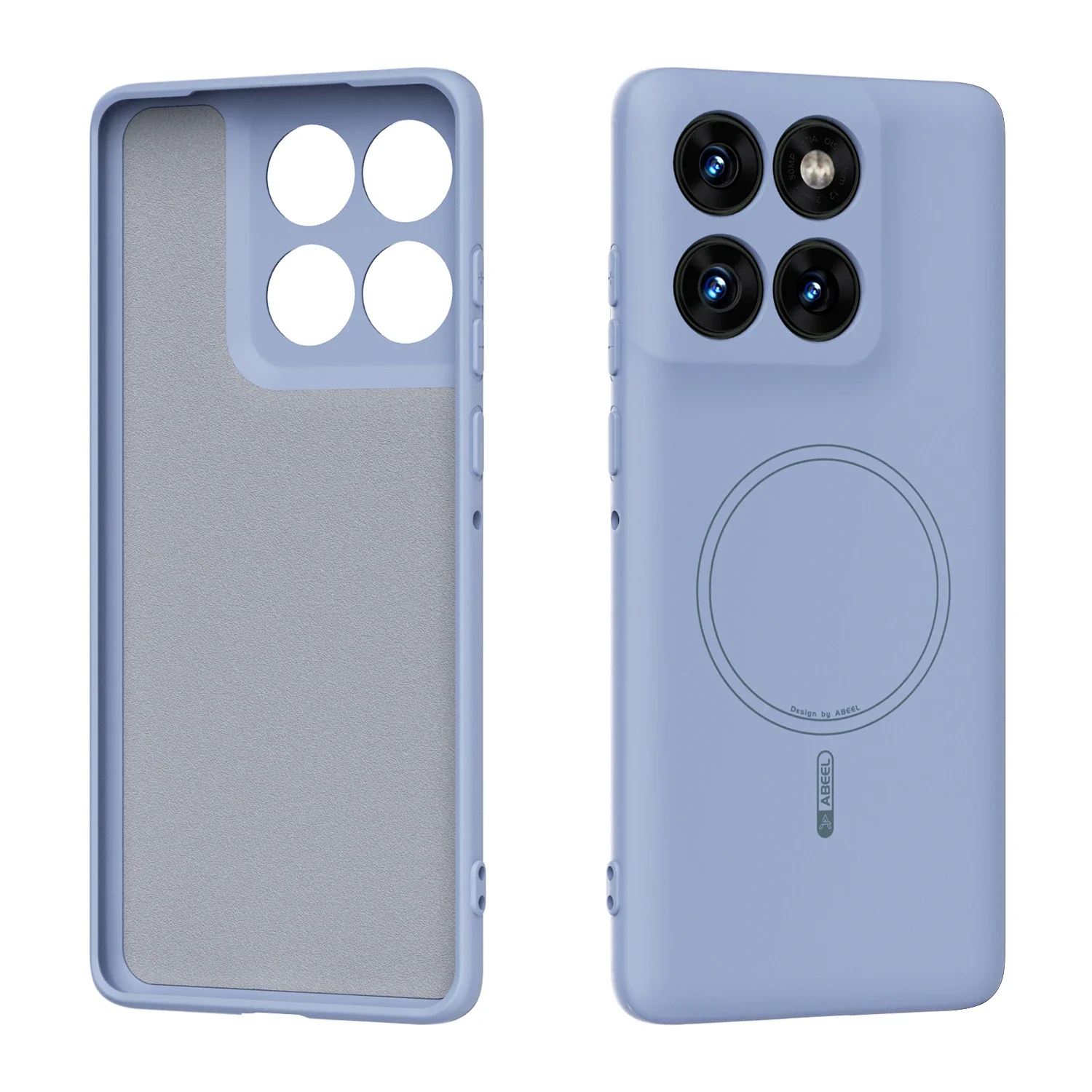 Capa de telefone oficial para  - Liquid Silicone Magnetic Phone Case avaliação e preço
