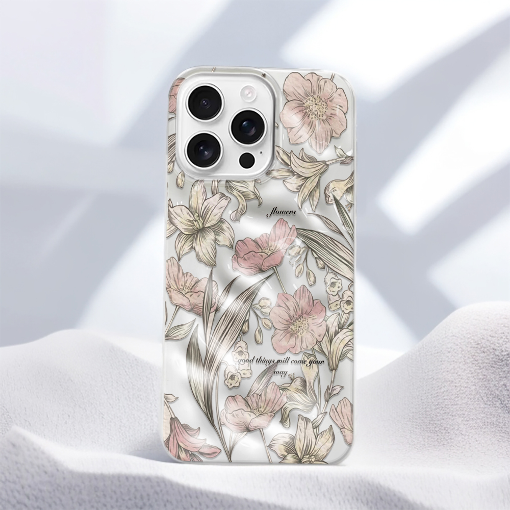 Capa de Telefone Macia em TPU  - Vintage Floral Pattern Soft Case avaliação e preço
